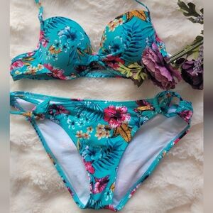 Floral Tropical Bikini Set